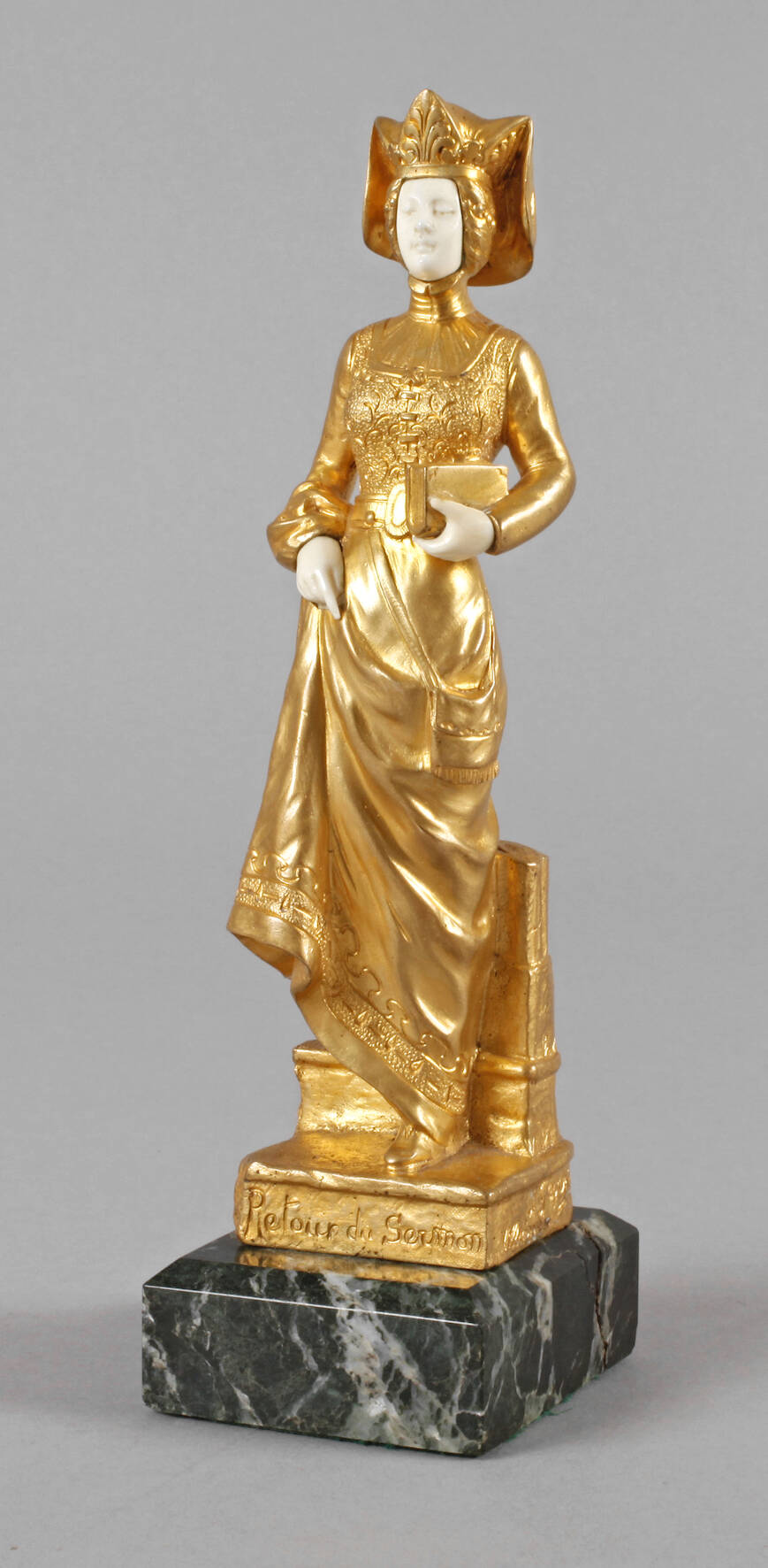 Jean Garnier, Chryselephantin "Retour du Sermon"