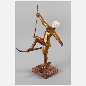 Solange Bertrand, Chryselephantin Skifahrerin