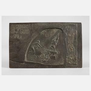 Hans Wimmer, Bronzerelief Hephaistos