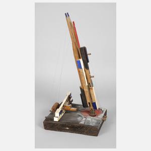 Günther Huniat attr., abstrakte Komposition