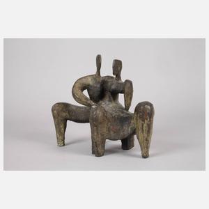 Moderne Skulptur Liebespaar