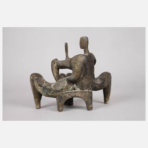 Moderne Skulptur Liebespaar