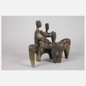 Moderne Skulptur Liebespaar