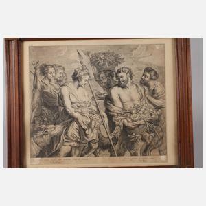 Schelte Adams Bolswert, "Dianas Rückkehr von der Jagd" nach Rubens