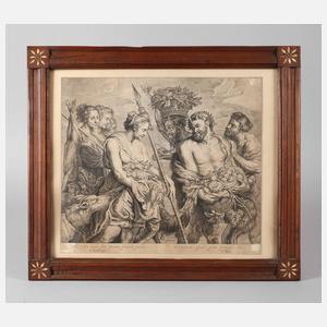 Schelte Adams Bolswert, "Dianas Rückkehr von der Jagd" nach Rubens