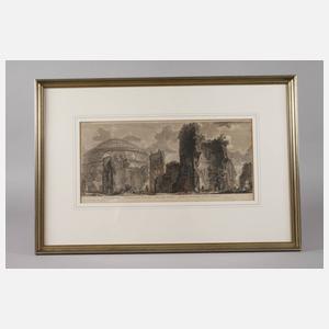 Franvesco Piranesi, Das Pantheon in Rom