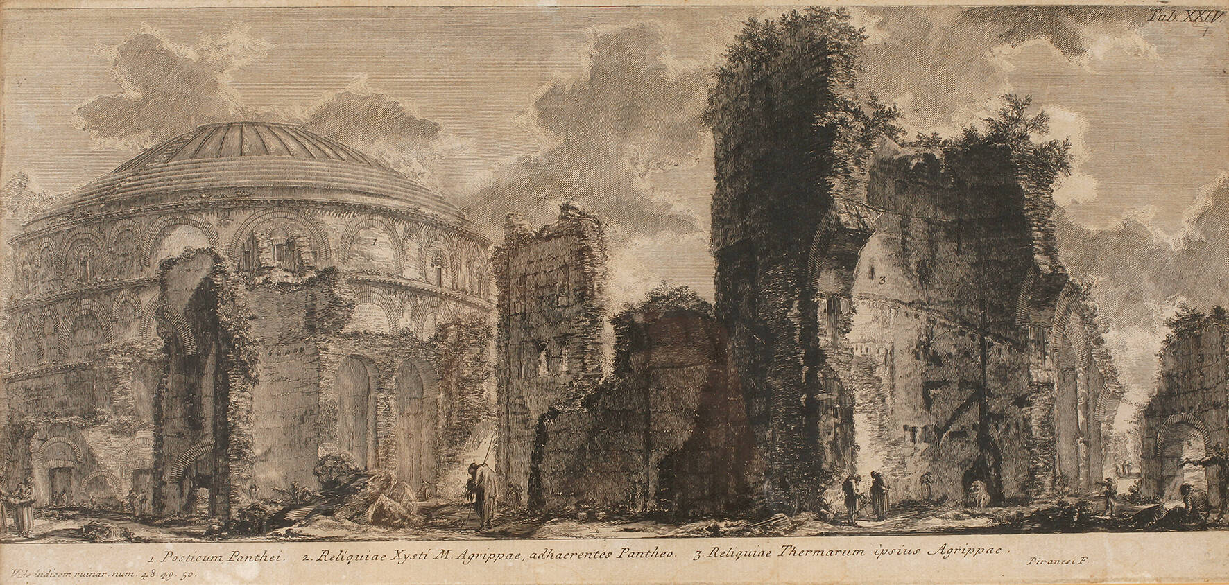 Franvesco Piranesi, Das Pantheon in Rom