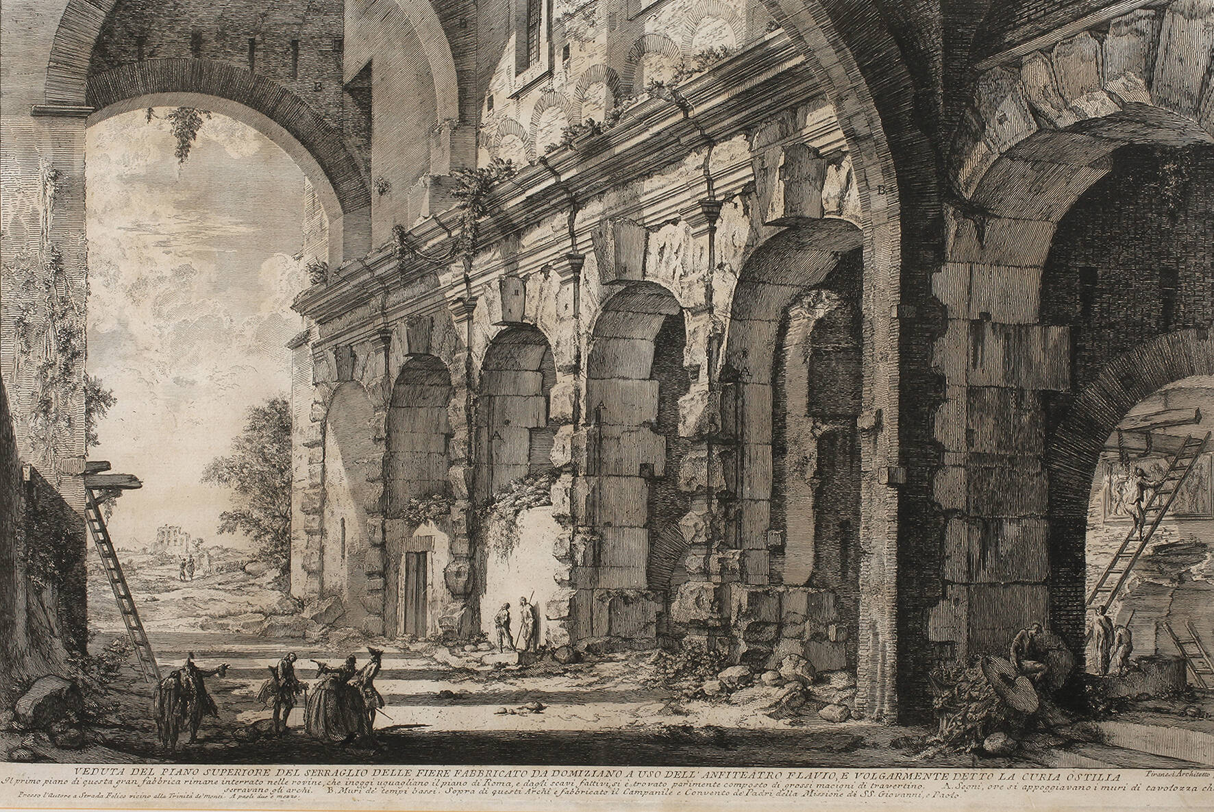 Giovanni Bat. Piranesi, "Veduta Piano Superiore"