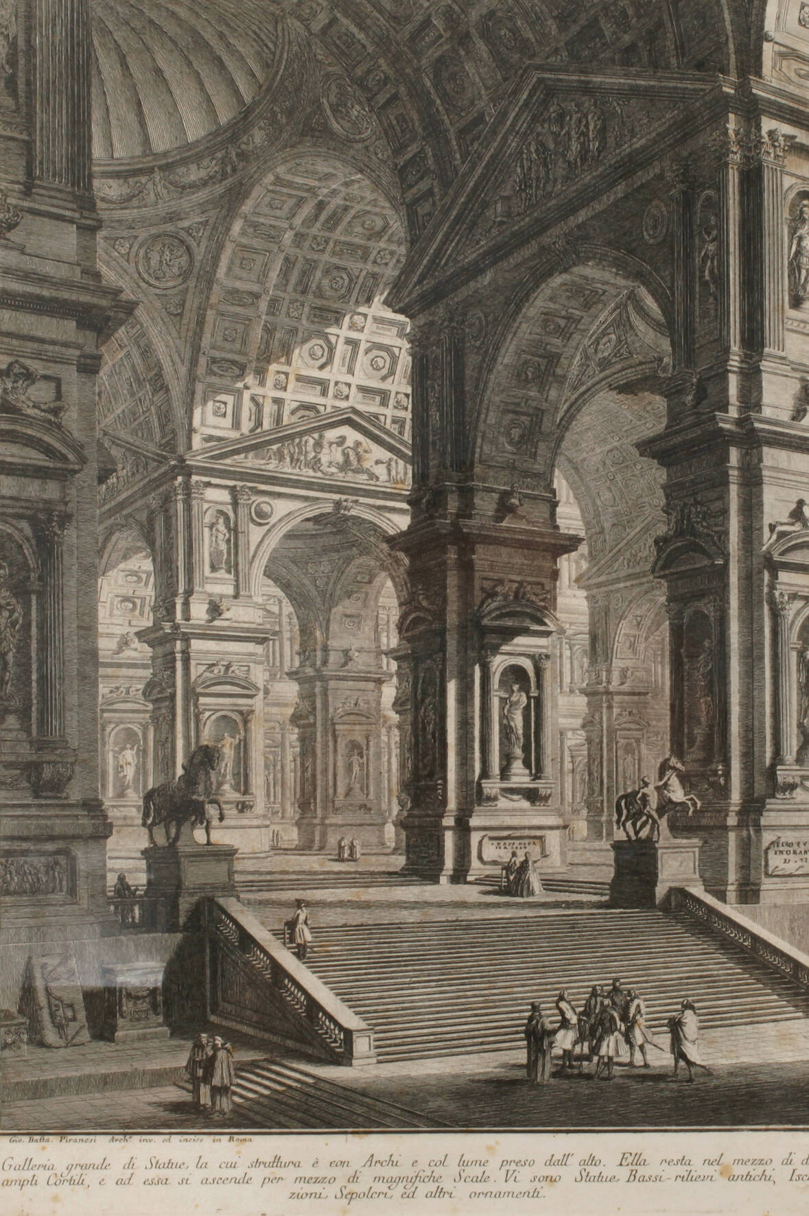 Giovanni Battista Piranesi, "Galleria grande..."