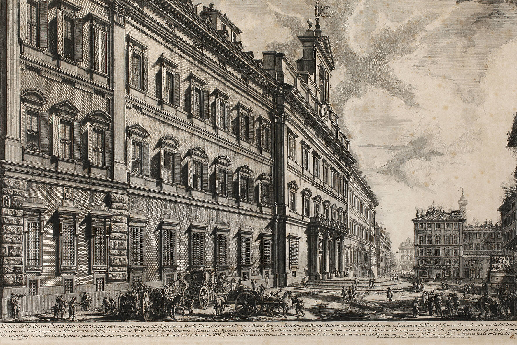 Giovanni Bat. Piranesi "Gran Curia Innocenziana"