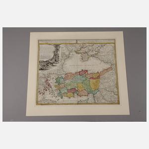 Kupferstichkarte Schwarzes Meer