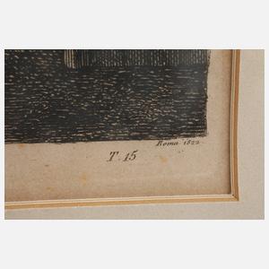 Luigi Rossini, Blick auf Rom