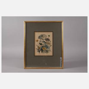 Jane Webb Loudon, vier dekorative Blumenstücke