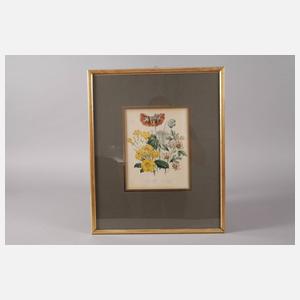 Jane Webb Loudon, vier dekorative Blumenstücke