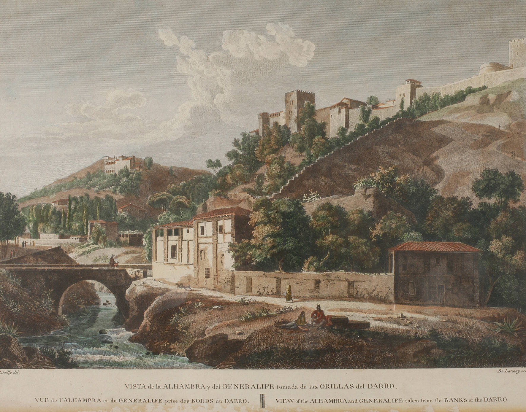 De Launay, Ansicht einer spanischen Burg