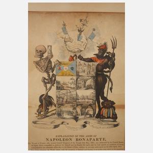 Karikatur auf Napoleon,