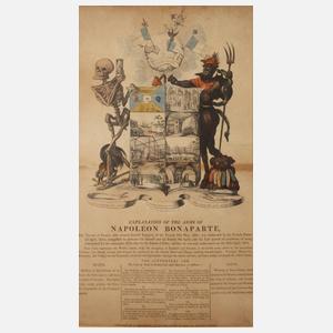 Karikatur auf Napoleon,