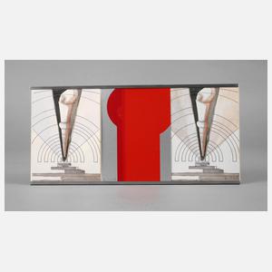 Prof. Gerlinde Beck, Drei Grafiken im Rahmen