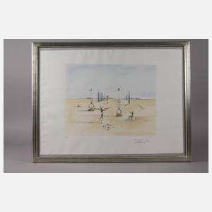 Salvador Dali, "Die Teestunde"