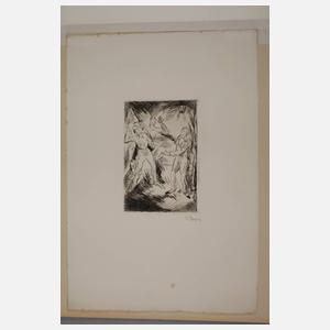 Prof. Josef Eberz, Konvolut Radierungen