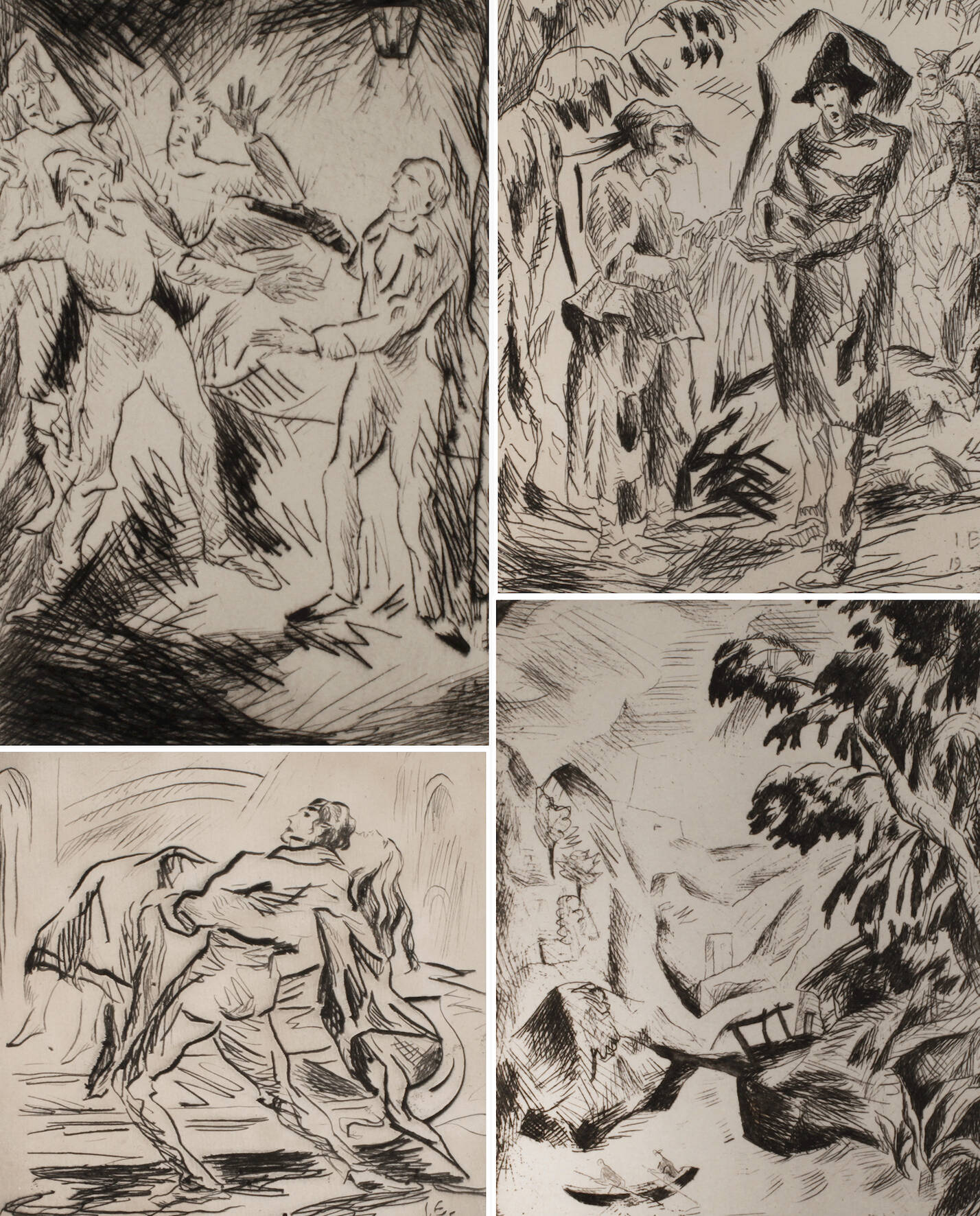 Prof. Josef Eberz, Konvolut Radierungen