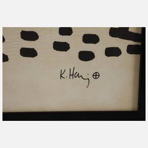 Keith Haring, up the stairs