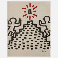 Keith Haring, up the stairs111
