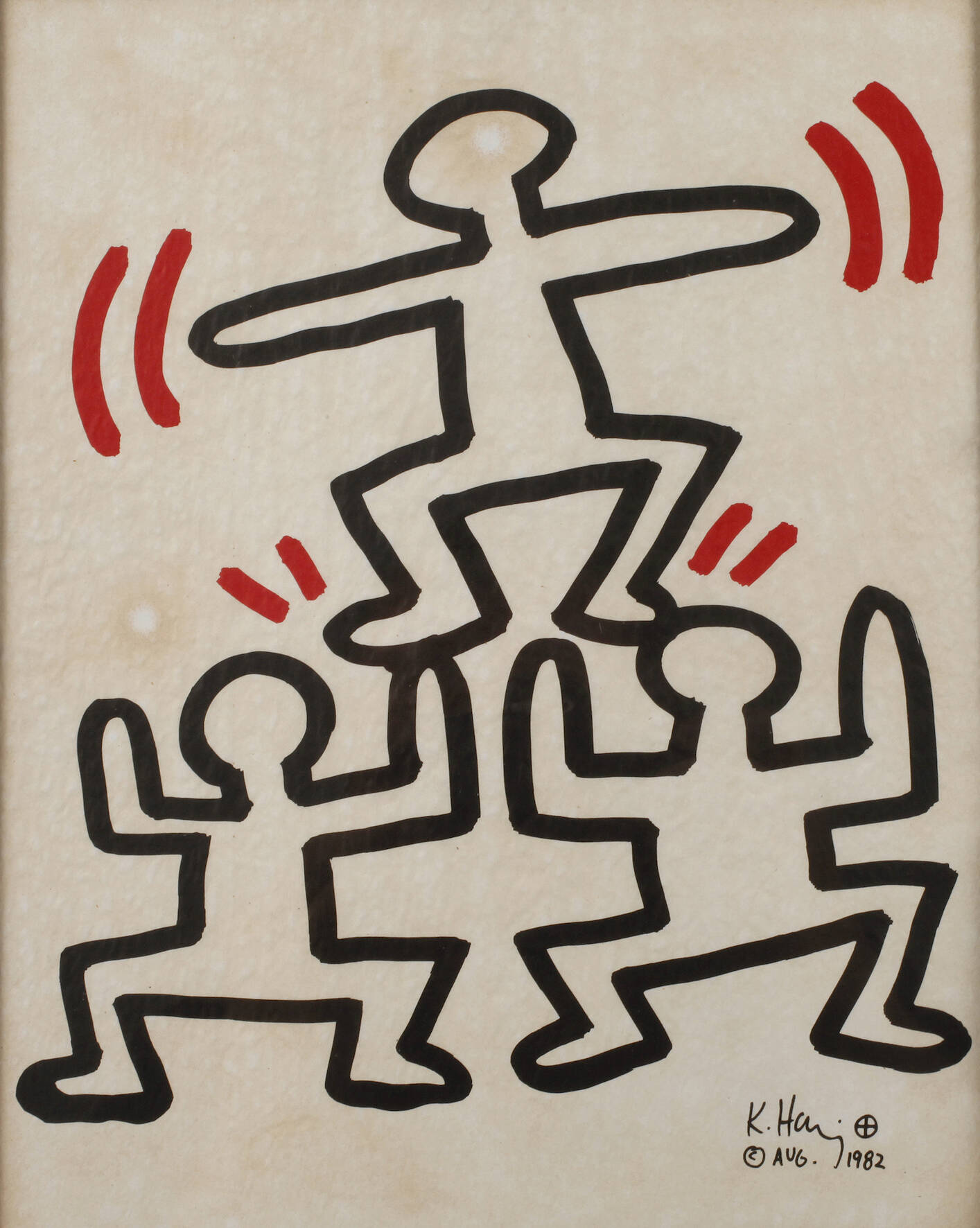 Keith Haring, The pyramid