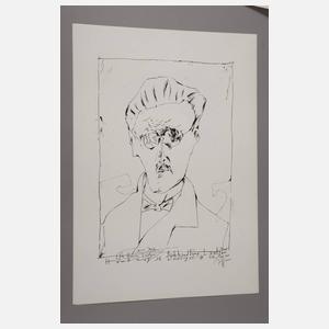 Horst Janssen, Konvolut Portraits