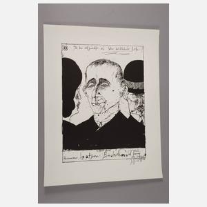 Horst Janssen, Konvolut Portraits