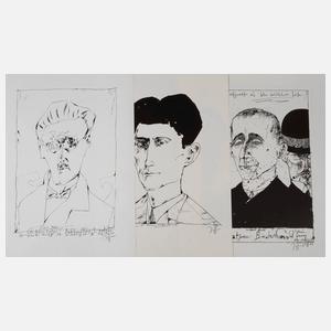 Horst Janssen, Konvolut Portraits