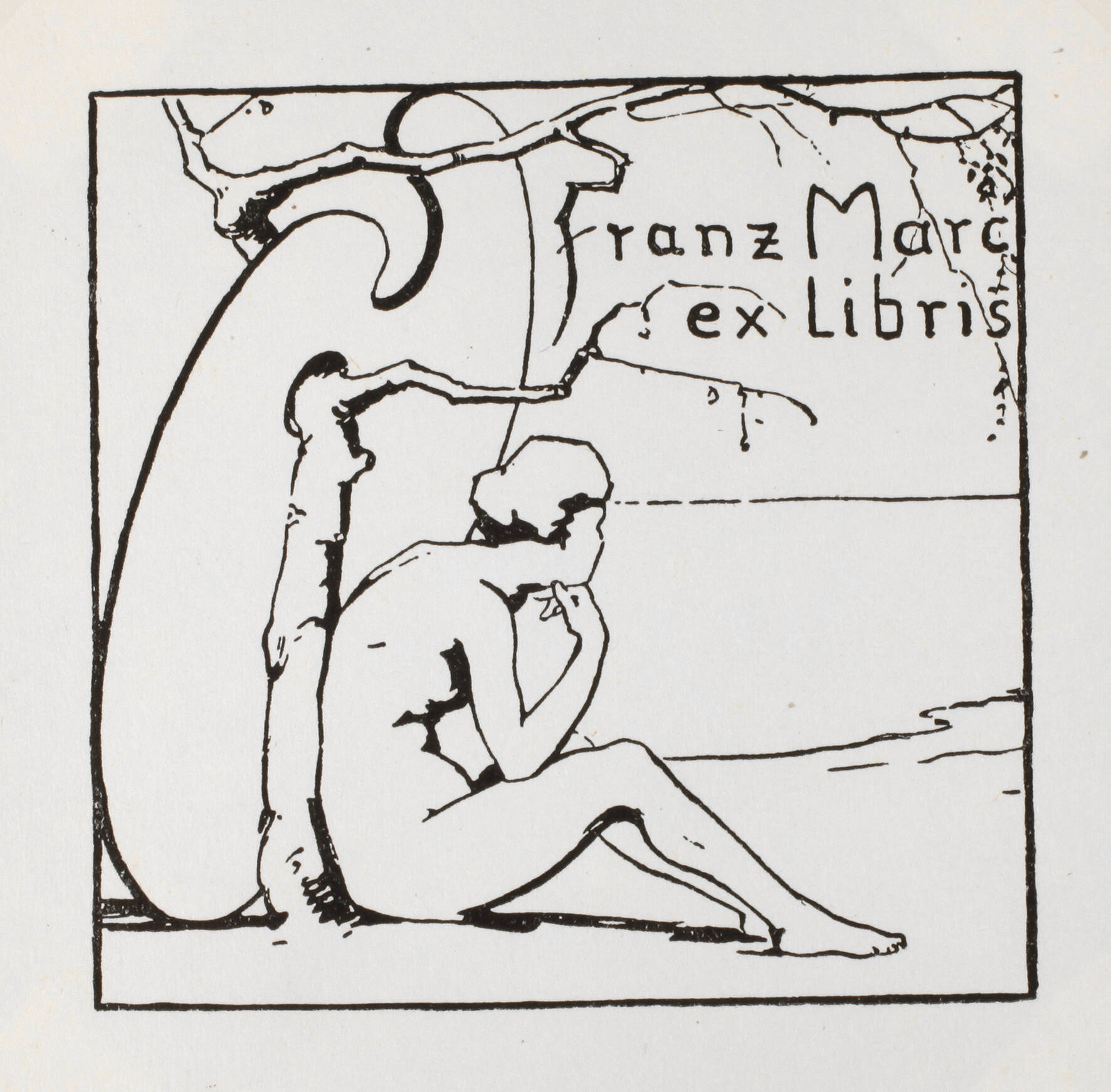 Franz Marc, Eigenexlibris