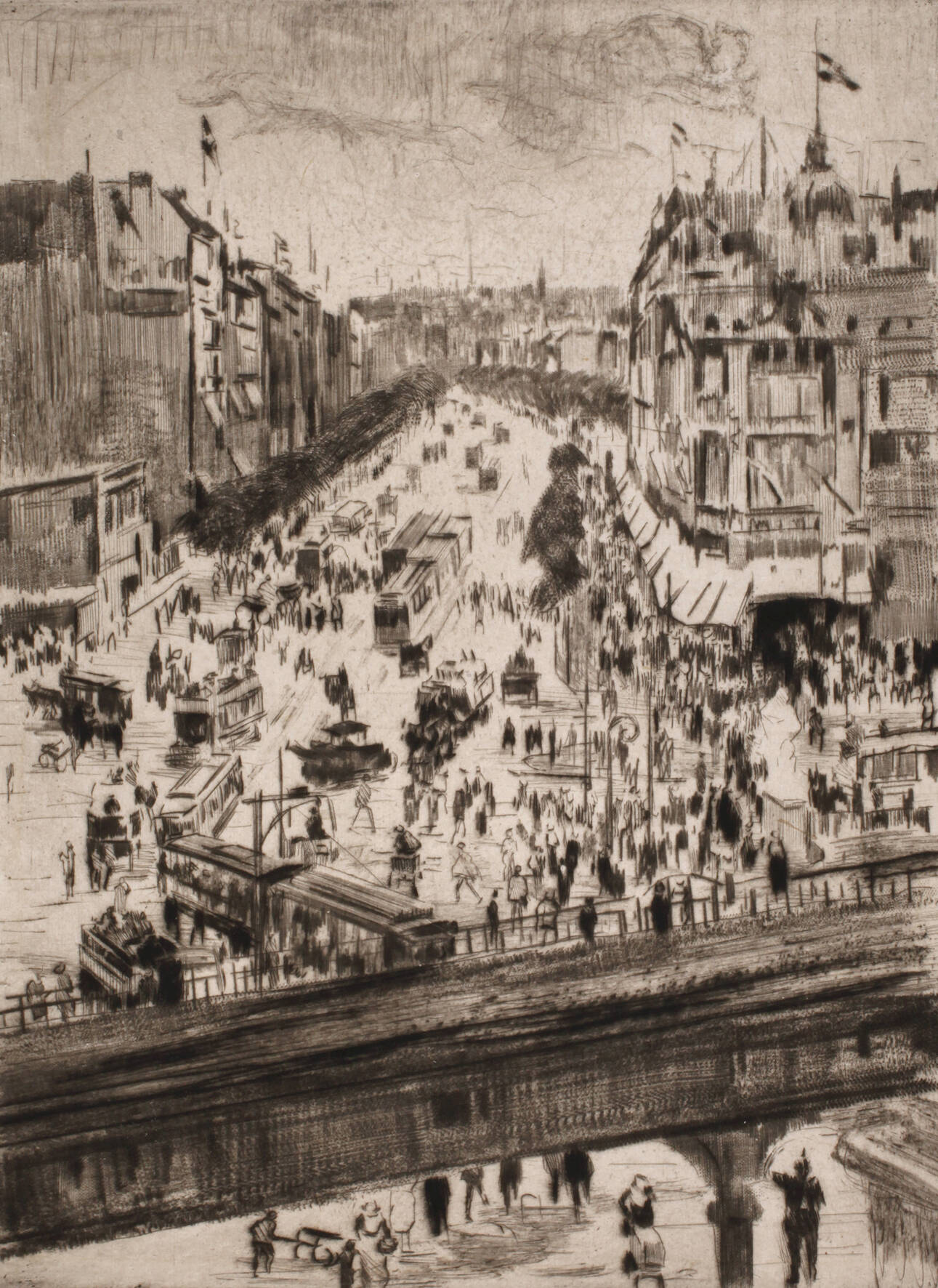 Prof. Paul Paeschke, Jannowitzbrücke in Berlin