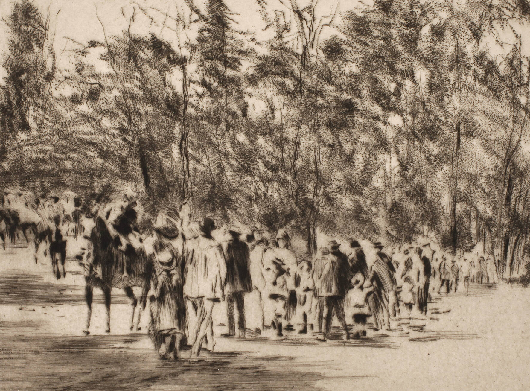 Paeschke, Prof. Paul, Im Tiergarten