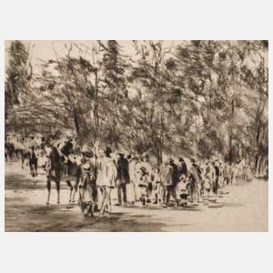 Paeschke, Prof. Paul, Im Tiergarten