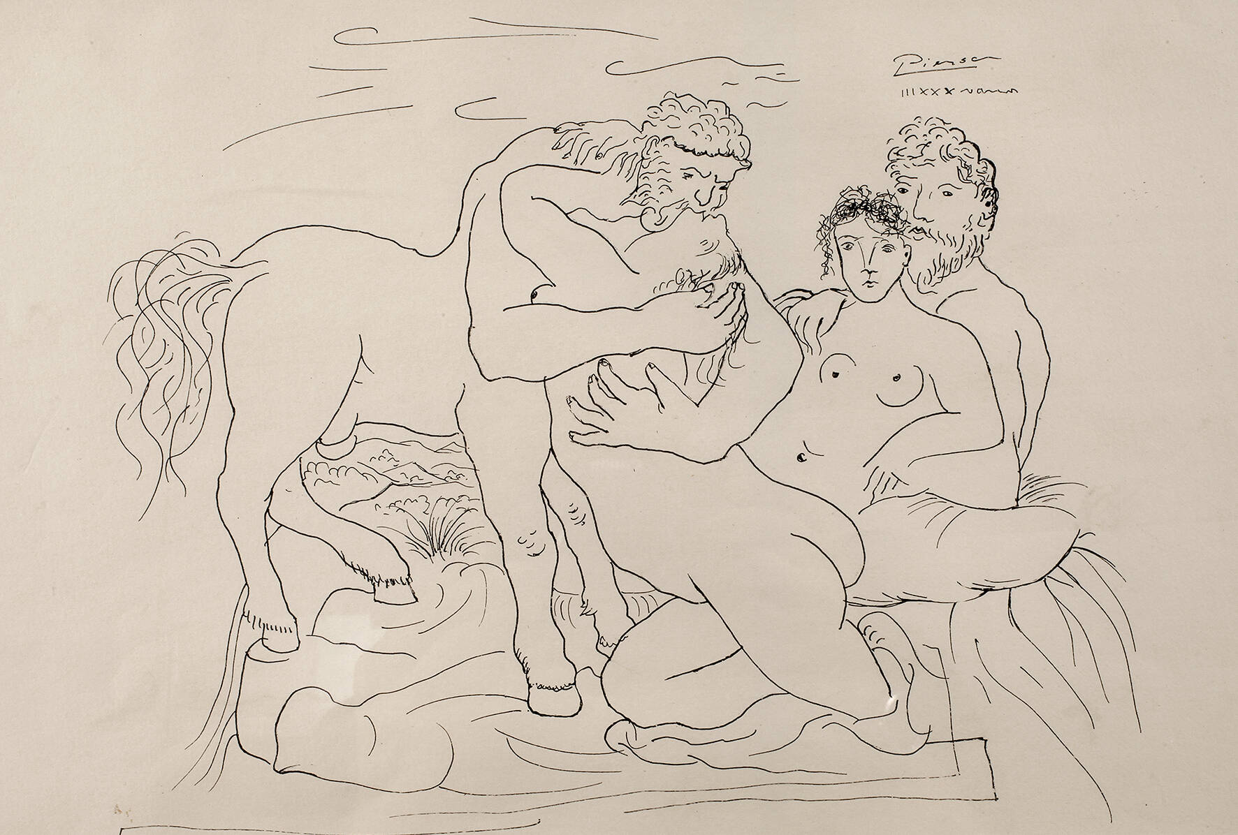 Pablo Picasso, Mythologische Szene