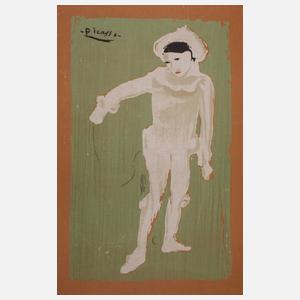 nach Pablo Picasso, "Le Petit Pierrot"