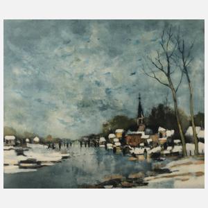 Savery, Winterliches Dorf