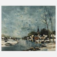 Savery, Winterliches Dorf111