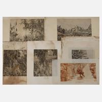 Prof. Ferdinand Staeger, Konvolut Grafik111