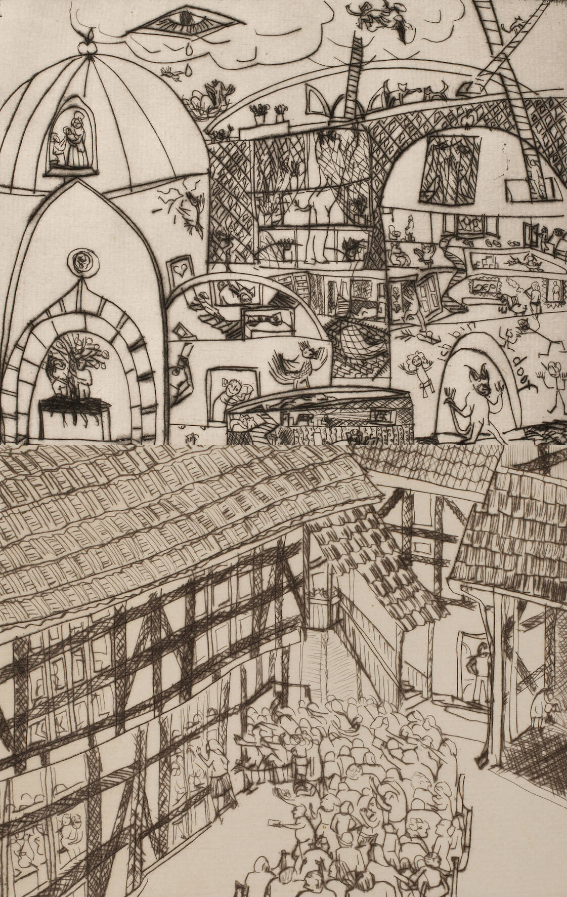 Anette Wiedemann, Paar Radierungen