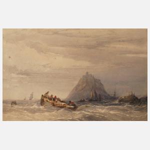Charles Bentley, attr., "Mont St. Michel"