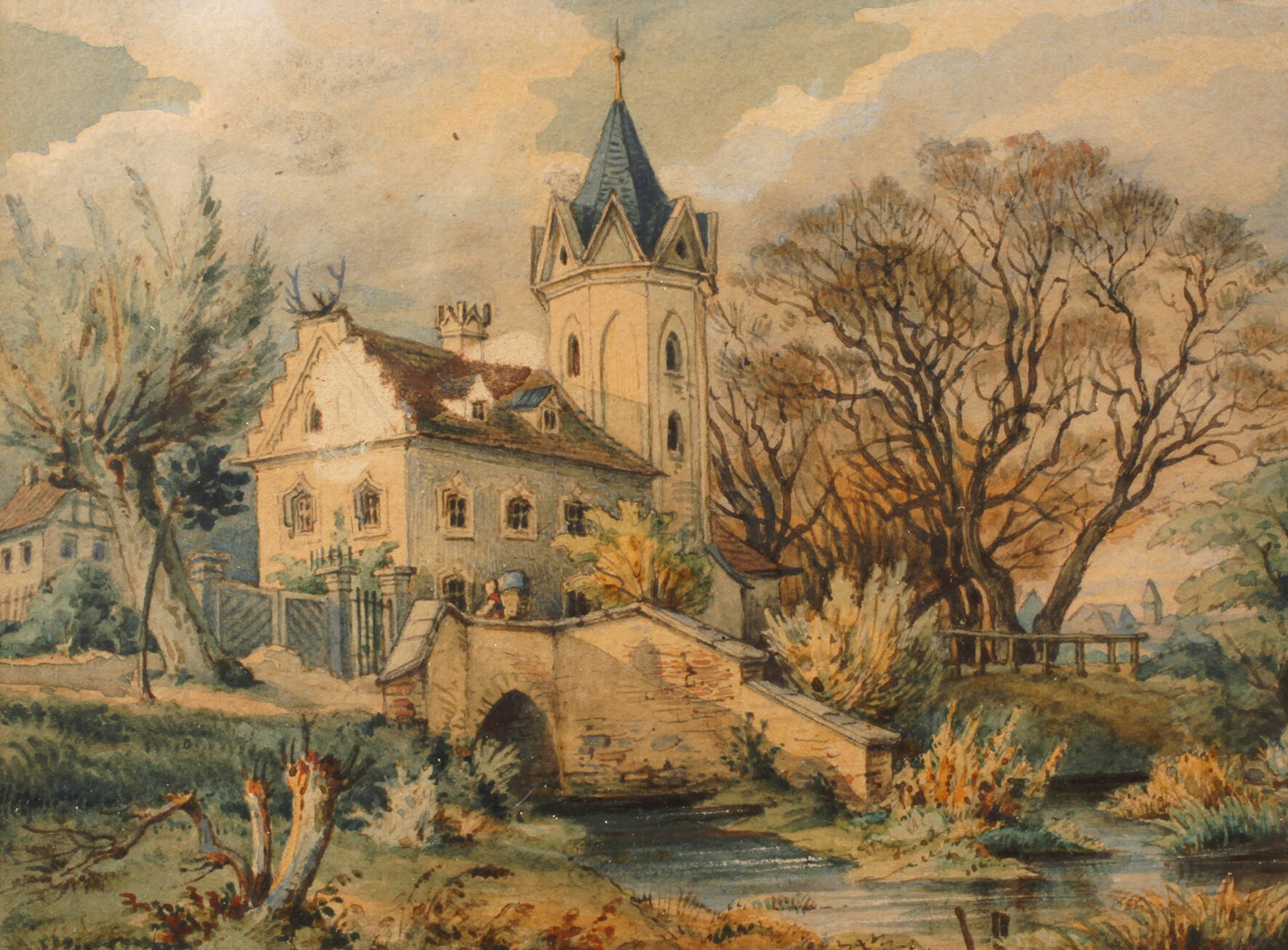 Wilhelm Georgy, Am Jagdschloss