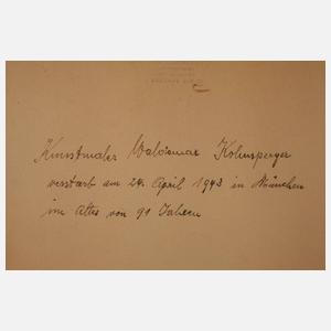 Waldemar Kolmsperger, Entwurf für Deckengemälde