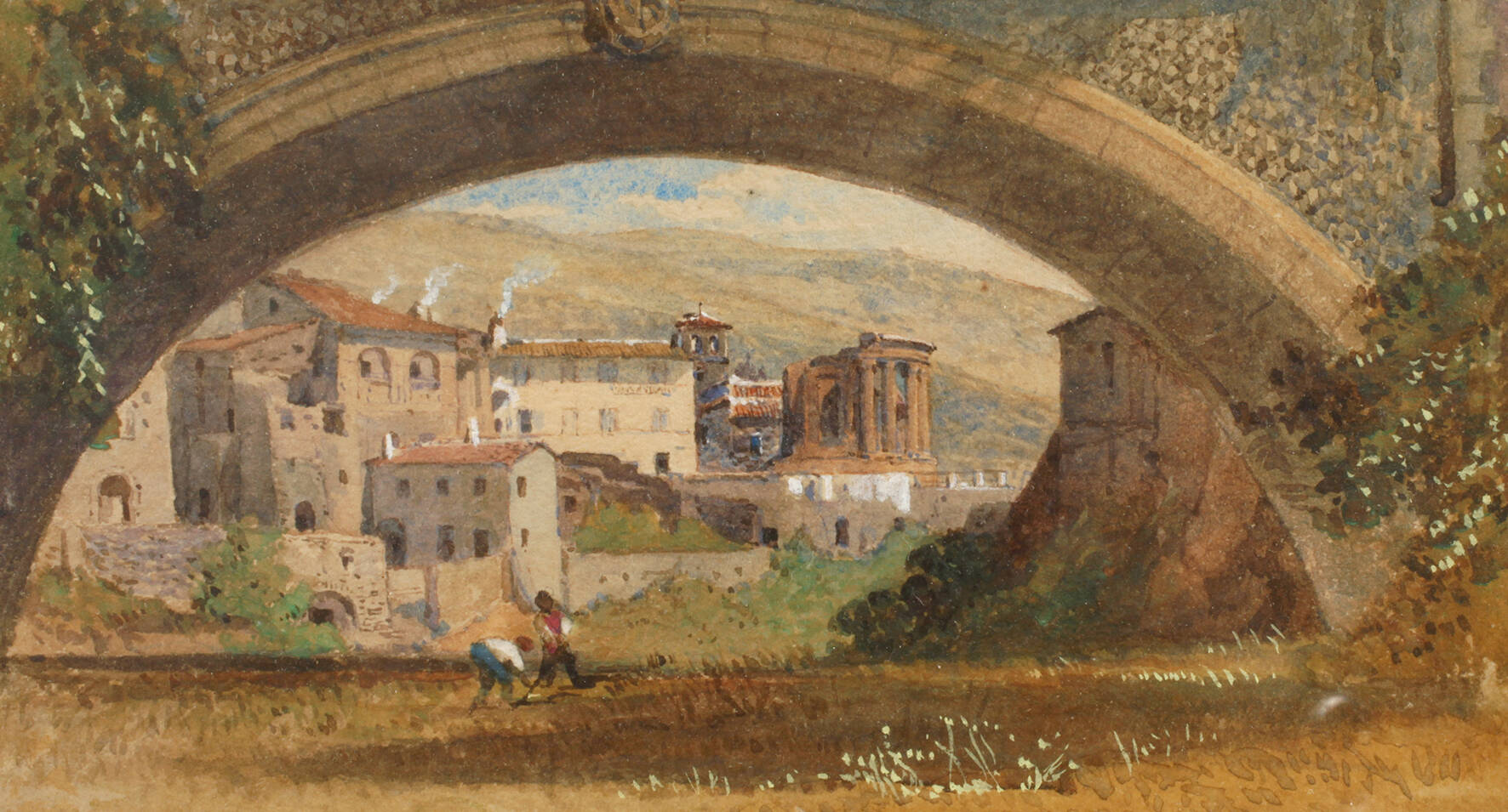 William Leighton Leitch, attr., Partie in Tivoli