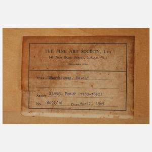 Samuel Prout, attr., Bootshaus im Devon