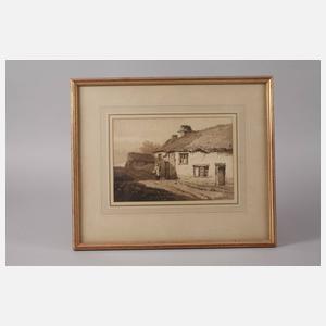 Samuel Prout, Hütte im Devon