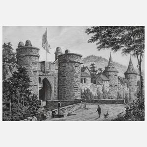 Ludwig v. Roessler, "Jerusalemer Thor in Büdingen"