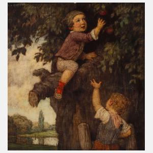 Prof. Ludwig von Zumbusch, Die Apfeldiebe