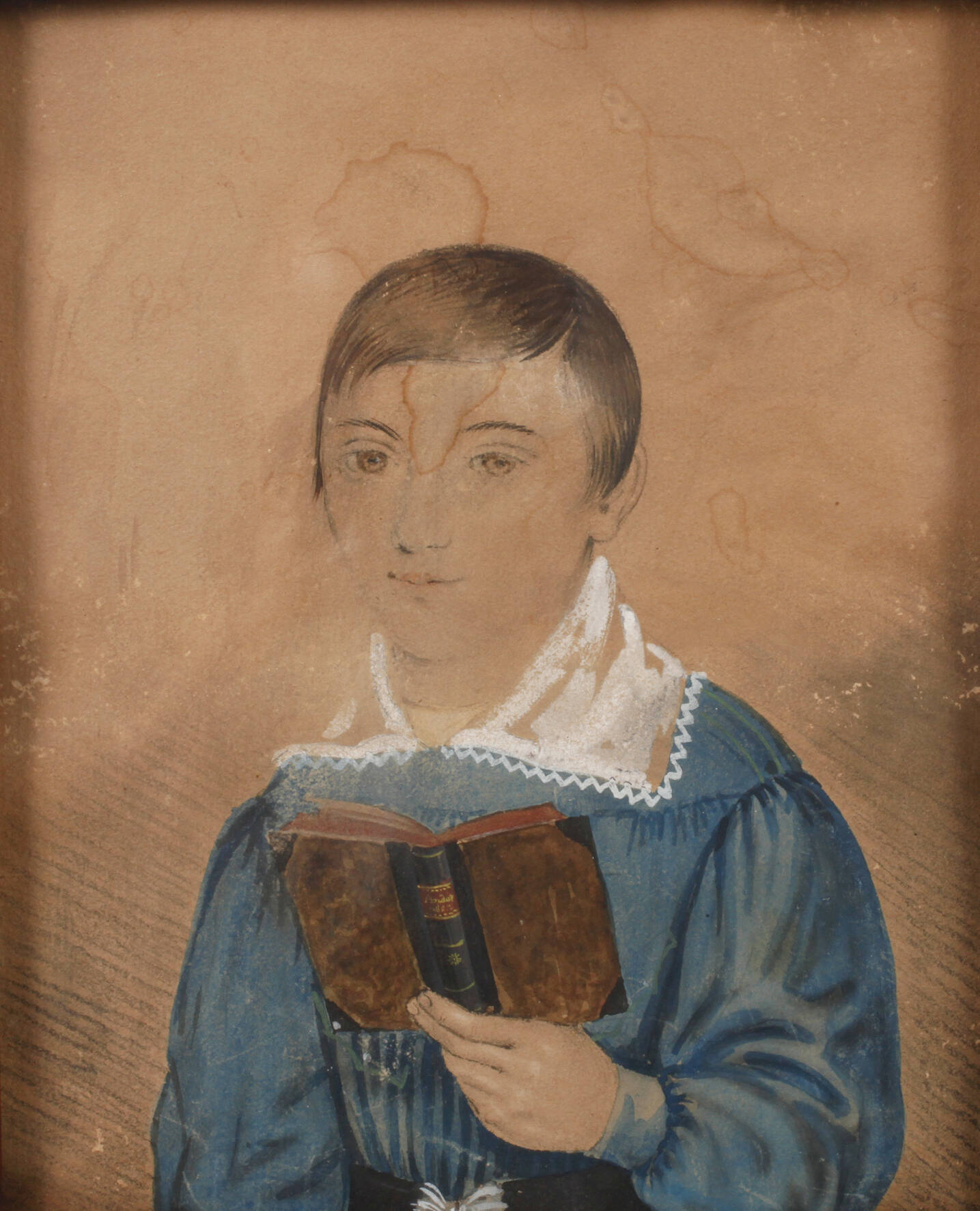 Biedermeierliches Knabenportrait